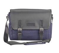 Sacoche pour appareil photo Cullmann Bristol Maxima 333+ en style messager avec compartiment pour tablettes, couleur bleu foncé
