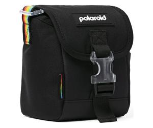 Sacoche pour Appareil Photo Polaroid Go avec Bandoulière Réglable Ripstop Noir