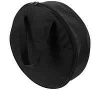 Sacoche pour Câble de Charge de Rangement Ronde et Outils | Tissu Oxford Noir, Format Portable, Grosse Capacité de Stockage, Usage Polyvalent pour Diverses Occasions