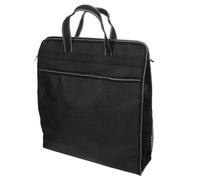 Sacoche pour Documents Noire, avec Poignée Mallette Affaires Oxford | Compartiments Multiples, Fermeture Zippée Verrouillable, Style Professionnel Soigné, pour Rapports et Cartes