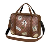 Sacoche pour Ordinateur Laptop - Disney Mickey Mouse Journey - Brun - Taille Unique Marron