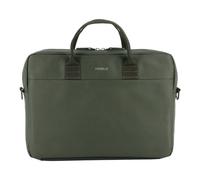 Sacoche pour Ordinateur Portable 11-14"", Sac à Bandoulière PC/Tablette, Compatible MacBook 13"", Aspect Cuir, Kaki