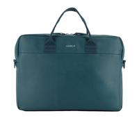 Sacoche pour Ordinateur Portable 11-14"", Sac à Bandoulière PC/Tablette, Compatible MacBook 13"", Aspect Cuir, Bleu Prusse