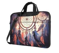 Sacoche pour ordinateur portable 13" avec bandoulière Motif attrape-rêves amérindien