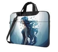 Sacoche pour ordinateur portable 13" avec bandoulière Motif sirène Bleu