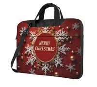Sacoche pour ordinateur portable 14" avec bandoulière Motif Merry Christmas too