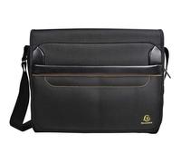 Sacoche pour ordinateur portable 14"" Exacompta - Noir - Poche à fermeture éclair - Compartiment rembourré