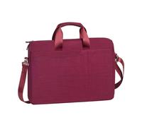 Sacoche pour Ordinateur Portable 15,6 2 Compartiments avec Sangle Amovible Rouge