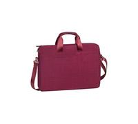 Sacoche pour Ordinateur Portable 15,6" 2 Compartiments avec Sangle Amovible Rouge