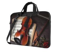 Sacoche pour ordinateur portable 15,6" avec bandoulière pour violon, partitions de musique