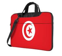 Sacoche pour ordinateur portable 15,6" Motif drapeau de la Tunisie