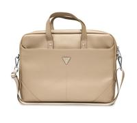 Sacoche pour Ordinateur Portable 16'' Modèle Saffiano Beige