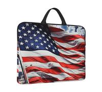 Sacoche pour ordinateur portable avec poignée Motif drapeau américain