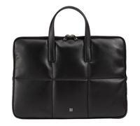 Sacoche pour ordinateur portable - DUDU - Togean - Cuir - 36 cm - Noir - Bandoulière réglable