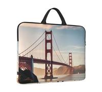 Sacoche pour ordinateur portable Golden Gate Bridge - Résistante à l'eau - Avec poignée