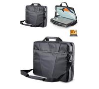Sacoche pour ordinateur portable - Haute qualité - 17.3'' - Compartiments dédiés - Rembourrage - Noir