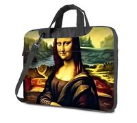 Sacoche pour ordinateur portable Leonardo Da Vinci'S Mona Lisa : un chef-d'œuvre réinventé pour ordinateur portable Sac à dos pour ordinateur portable, couleur, 29x40cm