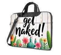 Sacoche pour ordinateur portable Libérez votre vrai moi : Get Naked! Sacoche pour ordinateur portable 17" (16") (29 x 40 cm)
