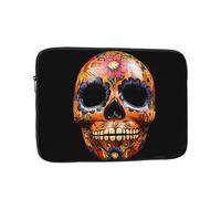 Sacoche pour ordinateur portable Motif Day of the Dead Masks Accessoire indispensable pour les trajets et le bureau 15"