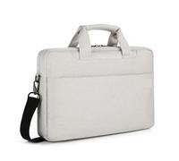 Sacoche pour ordinateur portable Sac d'ordinateur polyvalent, sac for ordinateur portable, à dos messager, for antichoc, main d'affaires for hommes 12-16 pouces Double pont(Off-white,12-13.3 inch)