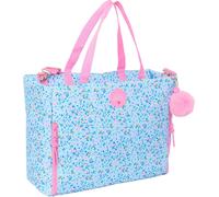 Sacoche pour ordinateur portable Vicky Martín Berrocal Paraíso Bleu Rose clair 40 x 31 x 17 cm