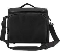 Sacoche pour projecteur, étui pour vidéoprojecteur, Sac de Transport pour projecteur résistant aux Chocs avec bandoulière, Sac de Rangement pour projecteur à Fermeture à glissière (M)