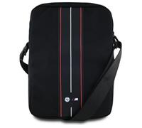 Sacoche pour Tablette - BMW - Nylon Rayure Rouge - 8 pouces - Éco-cuir - Bandoulière réglable