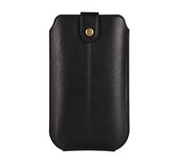 Sacoche pour Téléphone Ceinture en Cuir, Homme Etui avec Boucle de Ceinture Téléphone Portable, 7.2" Multi Sac Clip de Ceinture Sac de Voyage Vertical Poche Pochette Portefeuille avec Porte-Cartes