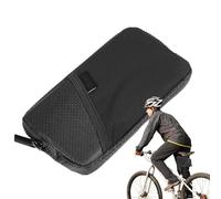 Sacoche pour téléphone de vélo - Étui d'avertissement pour vélo de route, portefeuille de cartes multi-usages, poche à outils clé | Porte-carte de crédit pour vélo Petit avertissement Sac de téléphone