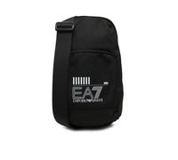 Sacoche reporter - EA7 - Noir - Toile enduite - Bandoulière réglable - Fermeture zippée