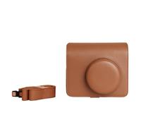 Sacoche rétro pour appareil photo Instax Wide 400, étui de protection en cuir PU avec bandoulière réglable, résistant aux rayures, pour appareil photo Wide 400, marron, Unisexe