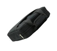Sacoche Rigide Compacte pour Effets de Guitare, Noire, Oxford | Rangement Organisé, Fermeture Métallique, Poignées à Main, Poches Externes, pour Câbles et Répétition