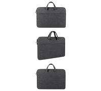 Sacoche / Sac pochette pour ordinateur / PC portable 15.6 pouces noir - Malette de voyage/affaires Notebook avec poches - Laptop Bag (Acer Nitro 5 AN515-57, Apple MacBook Air 15.3, Samsung Galaxy Book