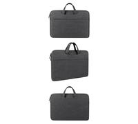 Sacoche / Sac pochette pour PC ordinateur portable Apple Macbook Neo / Macbook Air 13 / Macbook Pro 13 grise foncée - Malette de voyage/affaires Notebook avec compartiment poches de rangement