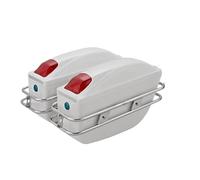 Sacoche Selle Moto Paire De Sacoches Rigides Pour Moto Pour Suzuki Coffre Latéral Boîtes Latérales Bagages Réservoir Sac À Outils Sac latéral Moto(Red)