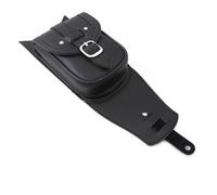 Sacoche Selle Moto pour DYNA Street BOB Low Rider S Wide Glide 2010 - 2017 Kit D'outils De Panneau De Couverture Réservoir en Cuir PU Amovible pour Moto Sacoche Moto(Le Noir)