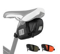 Sacoche Selle Velo Sacoches pour Vélo de Route Arrière Imperméable avec Bandes Réfléchissant Sac Rangement Pochette de Queue pour de Course VTT Cyclisme Bicyclette Accessoires 16,5*7,5*10CM(Noir)