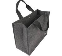 Sacoche - SIGEL - Desk Sharing Bag Basic M - Feutre synthétique gris foncé - 36×28×15 cm - PC jusqu'à 39 cm