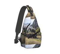 Sacoche Tactique Train de locomotives à Vapeur Multifonction Sacs à Bandoulière Antivol Sling Sac à Dos pour Camping Voyage Randonnée