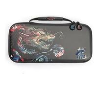Sacoche Transport Dragon Soul Design Semi-Rigide antichoc compatible pour Nintendo Switch 2 / OLED / Classique Noir