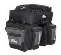 Sacoche triple M-Wave cyclotourisme 45L ( Noir / 45 L )
