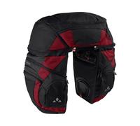 Sacoche triple Vaude Karakorum Pro pour voyages à vélo 65L ( Noir/Rouge / 65 L )