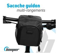 BEEPER Sacoche Universelle 3 Attaches pour Trottinette, vélo etc... ME125