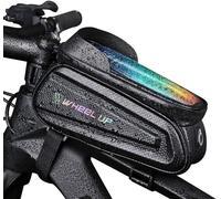 Sacoche Velo Cadre Etanche,Sacoche De Cadre Velo Avec Ecran Tactile Sac De Telephone De Velo Avec Pare-Soleil Sacoches De Guidon Pour Smartphone Sous 7,0 Pouces