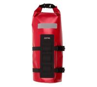Sacoche velo fourche gravel zefal z adventure dry bag rouge vol. 4l (diam 130x28