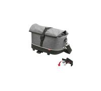 Sacoche Vélo Klickfix Rackpack City 38X21X25 Gris Tweed 8L - BIKE FASHION - Sac Arrière