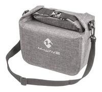 Sacoche vélo - M Wave - 100% waterproof - Gris - Volume 7L - Fixation incluse