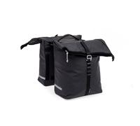 Sacoche velo porte bagage a pont newlooxs cantos double noir mik 2.0 - 36 litres