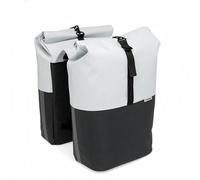 SACOCHE VELO PORTE BAGAGE A PONT NEWLOOXS NYBORG DOUBLE GRIS CLAIR/NOIR MIK -