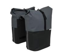 SACOCHE VELO PORTE BAGAGE A PONT NEWLOOXS NYBORG DOUBLE GRIS FONCE/NOIR - 34